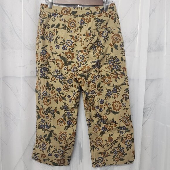 Lauren Ralph Lauren Floral Ankle Pants - Tan and Brown - Picture 7 of 13
